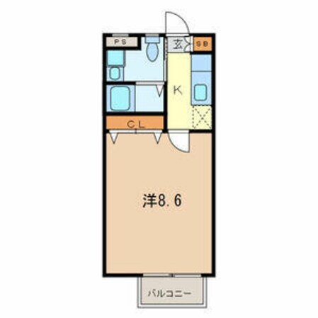 谷塚駅 徒歩14分 1階の物件間取画像